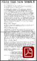 Free the New York 8 Flyer